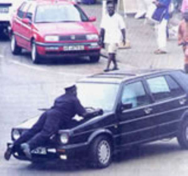 Sakumono Police Task Force engage robbers in shoot out